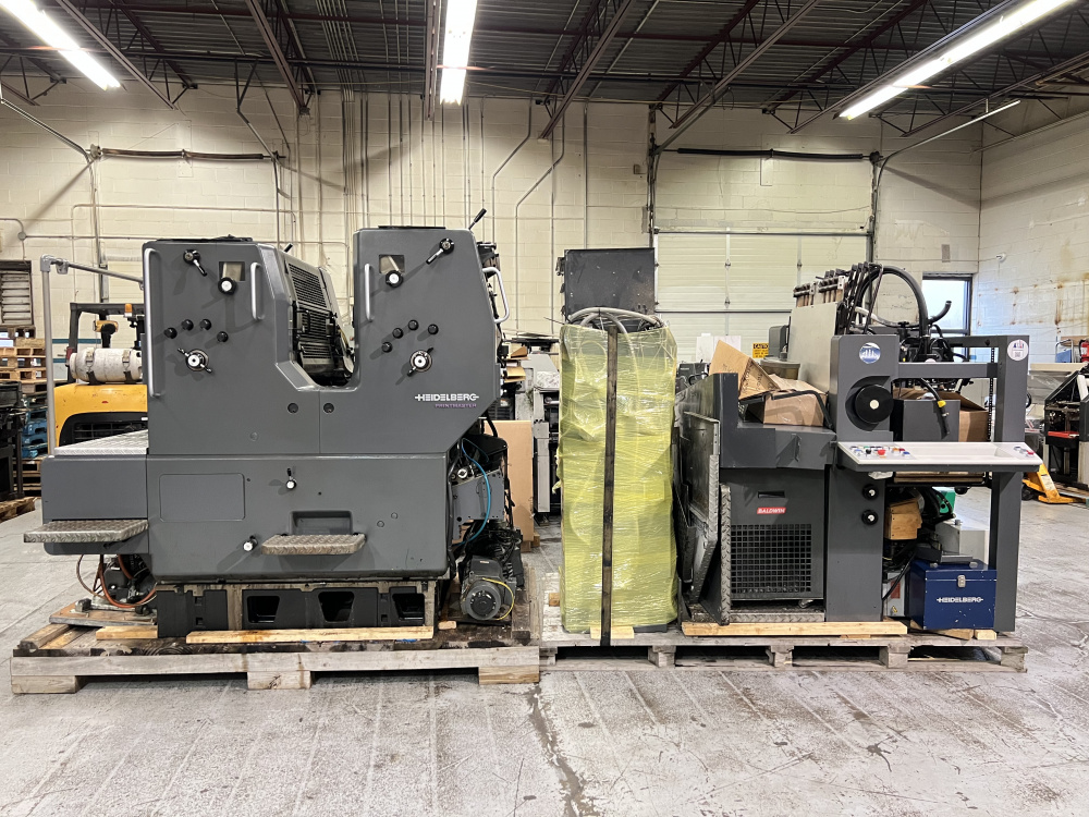 1999 Heidelberg SORMZ Two Color Offset-Alcolor Dampening